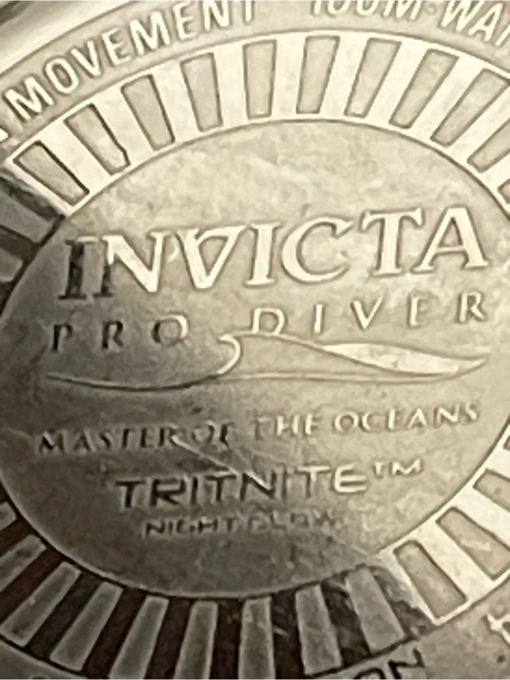 Invicta Stainless Steel Pro Diver Watch , 15184 Blue Face VGC Need Battery